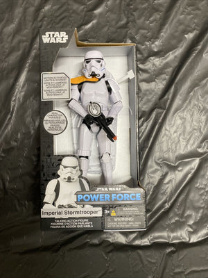 Disney Star Wars Power Force Imperial Storm Trooper Talking Action Figure New