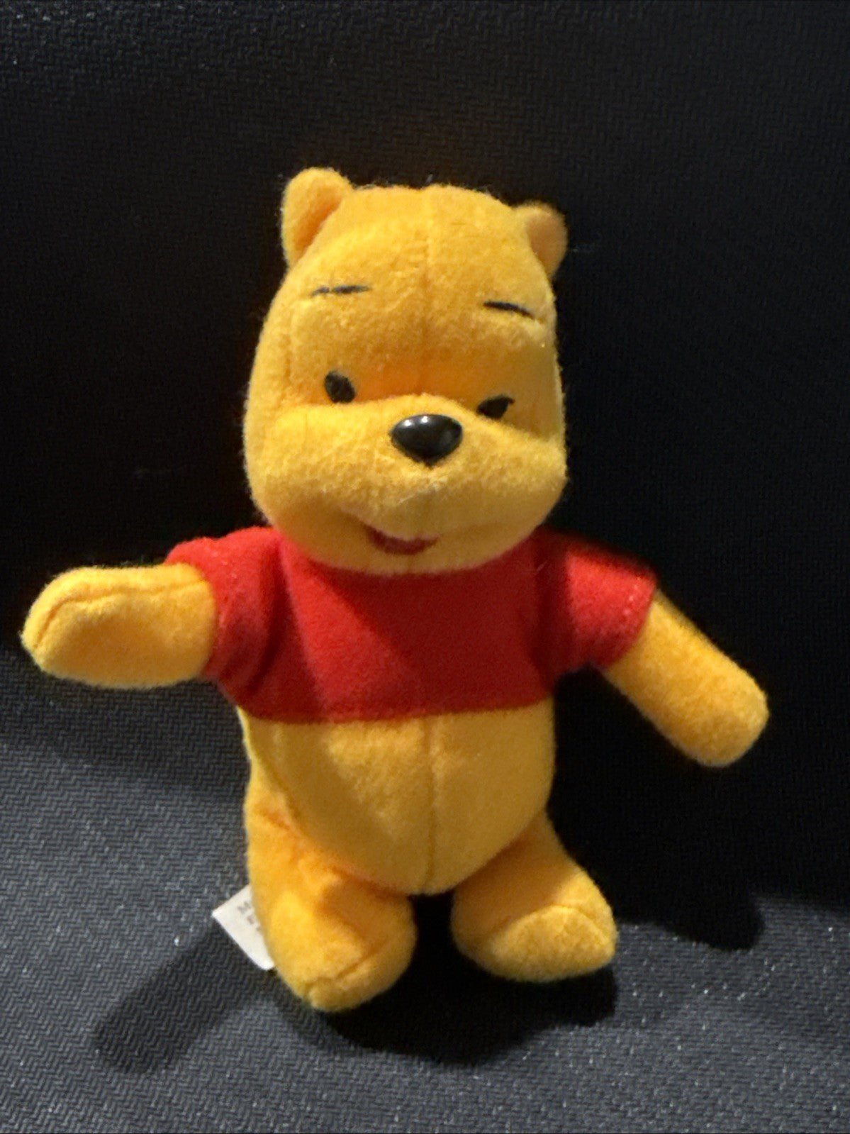 Disney Winnie the Pooh Mini Bean bag plush stuffed toy 5" Vintage 1999 Mattel - toyscardscomics