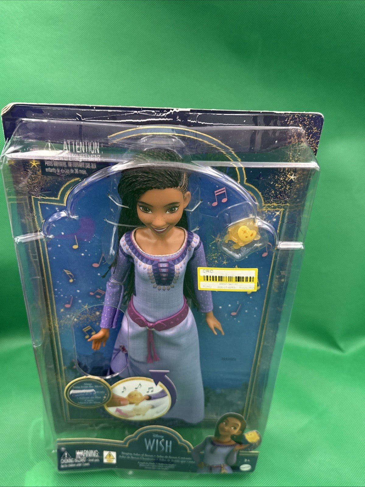 Disney Wish Singing Asha of Rosas Fashion Doll & Star Figure, Posable - toyscardscomics