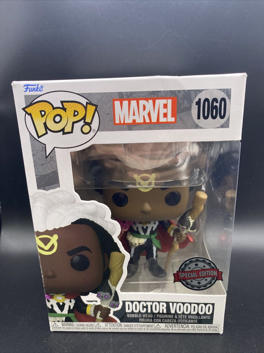 DOCTOR VOODOO Marvel #1060 Funko Pop Vinyl Special Edition - toyscardscomics