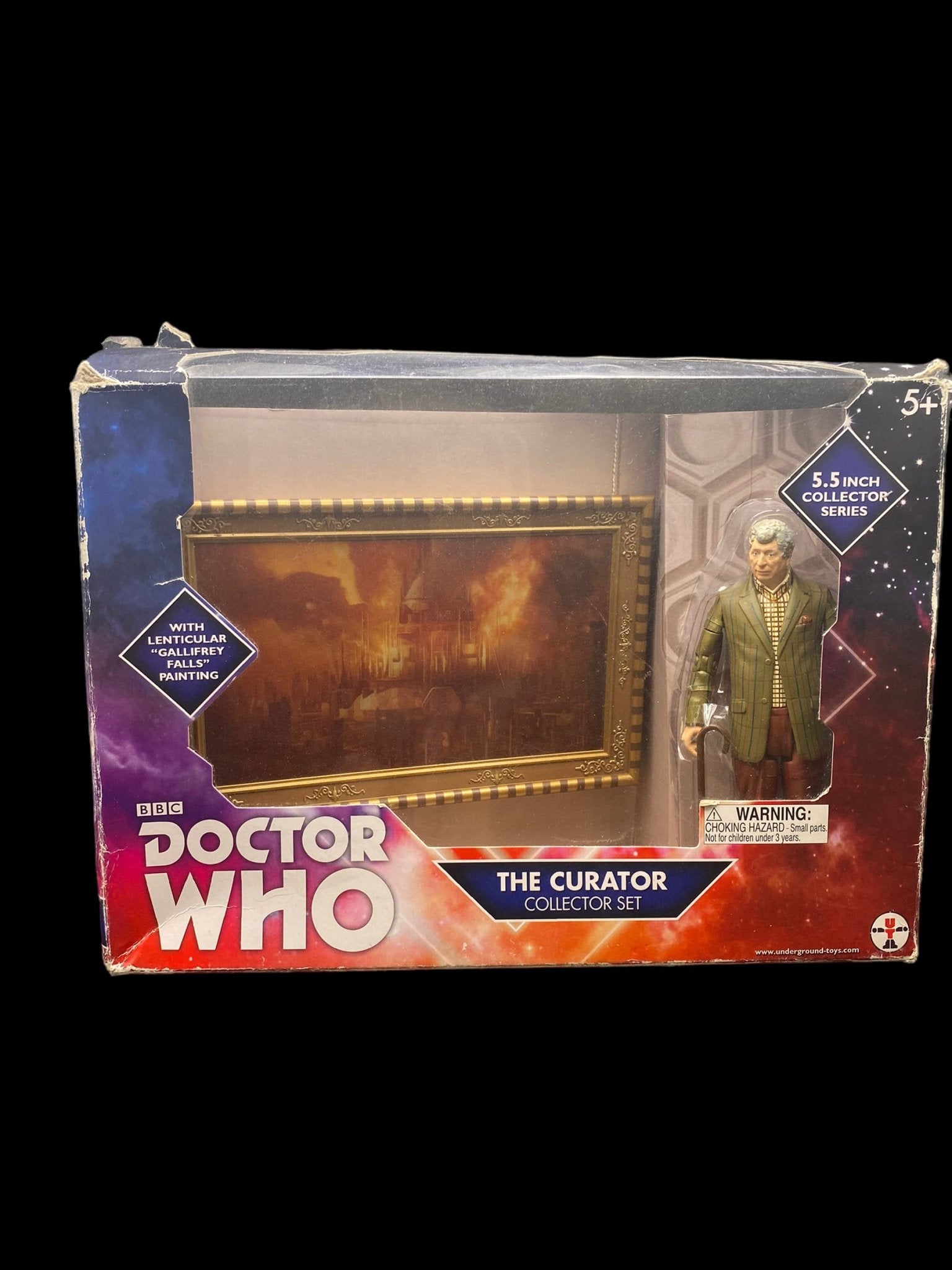 Doctor Who The Curator Collector Set w/ "Gallifrey Falls" Painting and Tom Baker - toyscardscomics