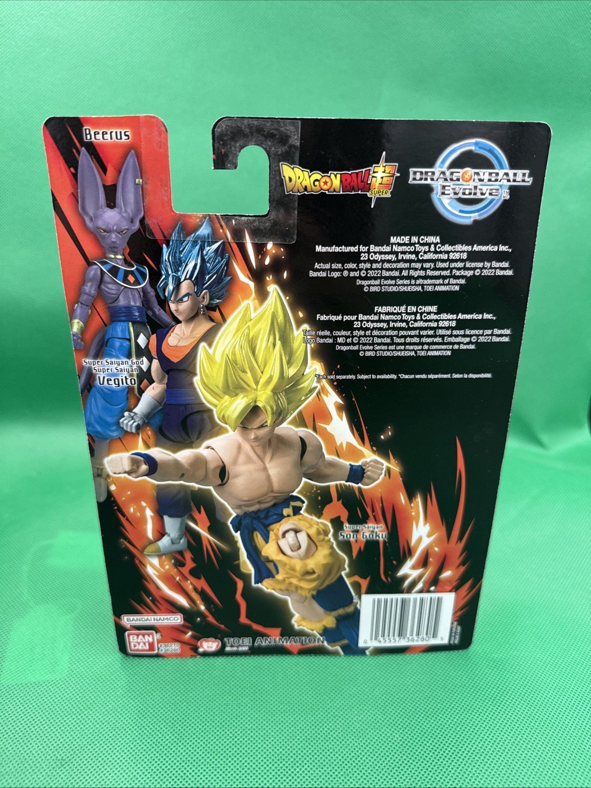Dragon Ball Super Evolve Super Saiyan Goku 5 - Inch Action Figure - toyscardscomics