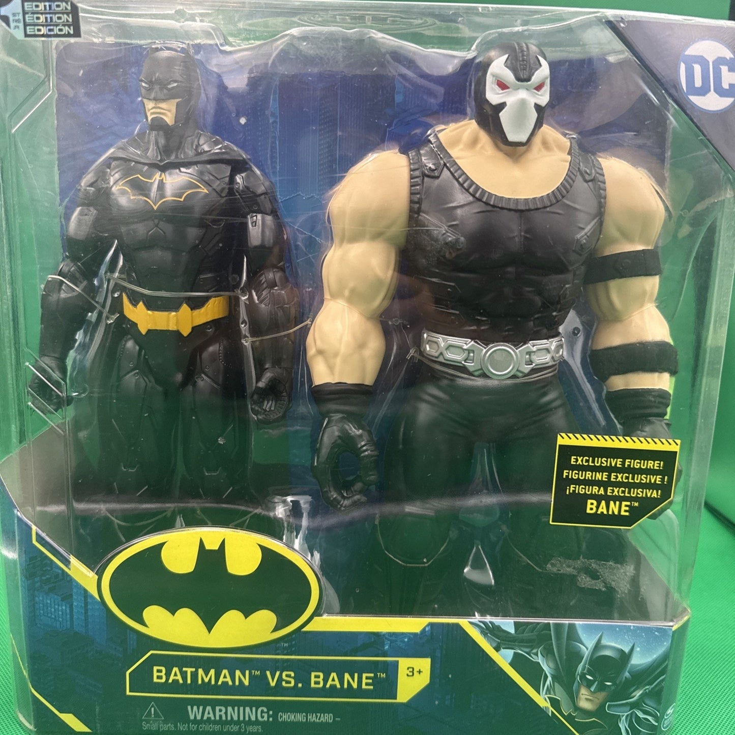 DC Batman Vs. Bane 1st Edition Action Figure Set Target Exclusive 12"