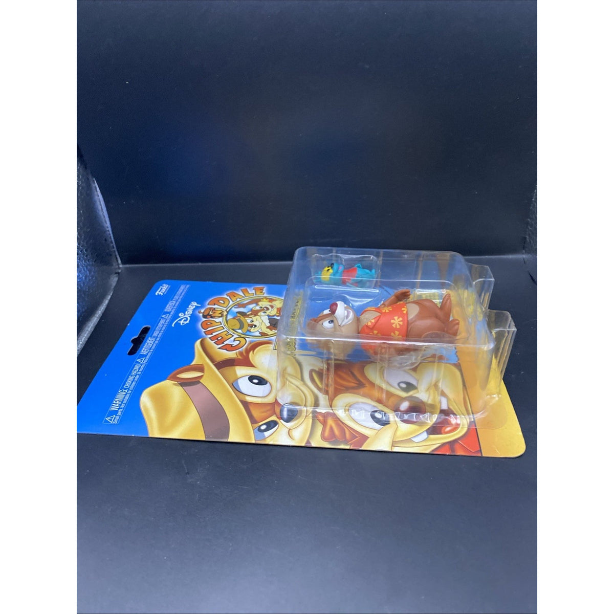 DISNEY FUNKO CHIP 'N DALE RESCUE RANGERS 3" Dale CHIPMUNK CARDED ACTION FIGURE