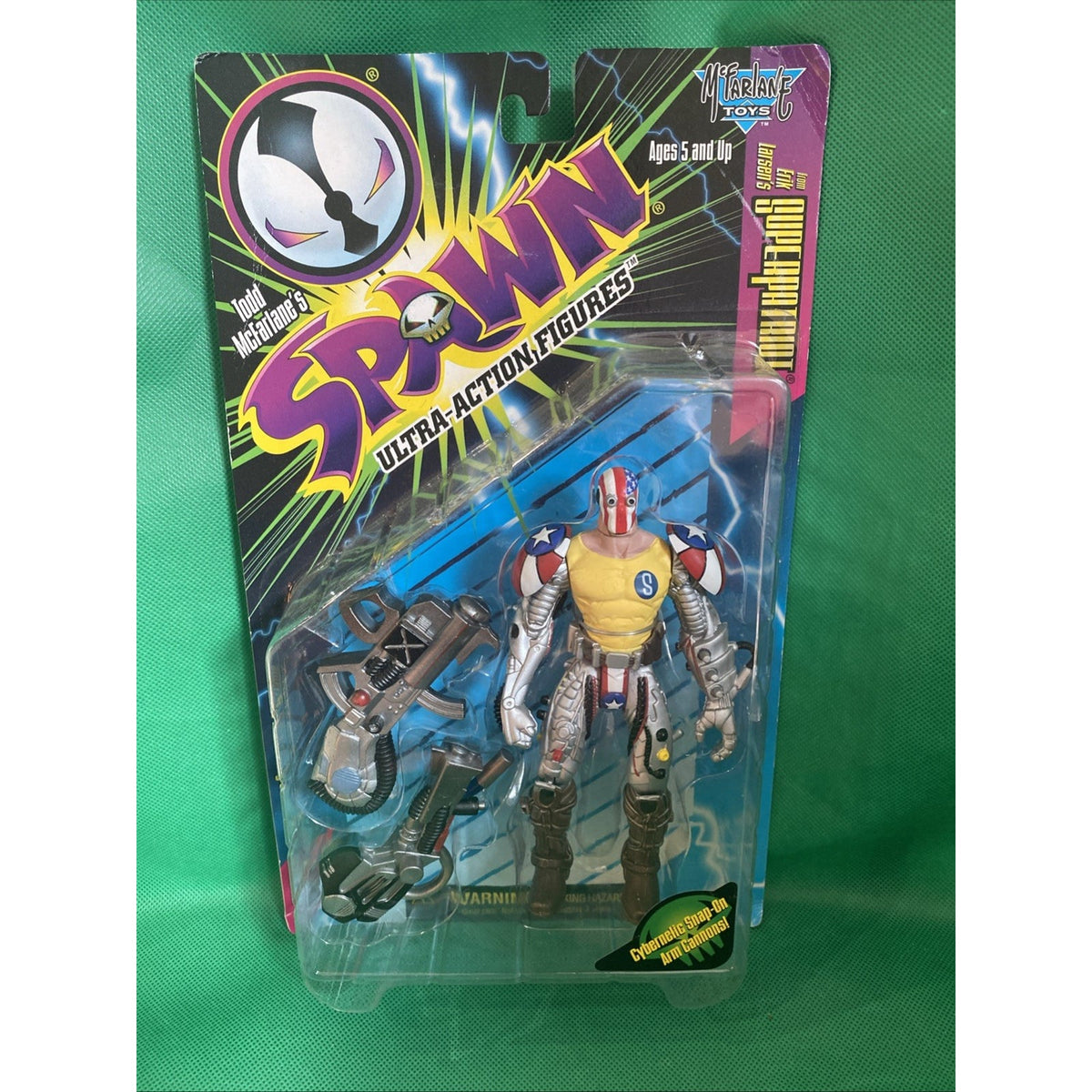 McFarlane Toys Spawn Series 6 Super Patriot MOC FREE SHIPPING