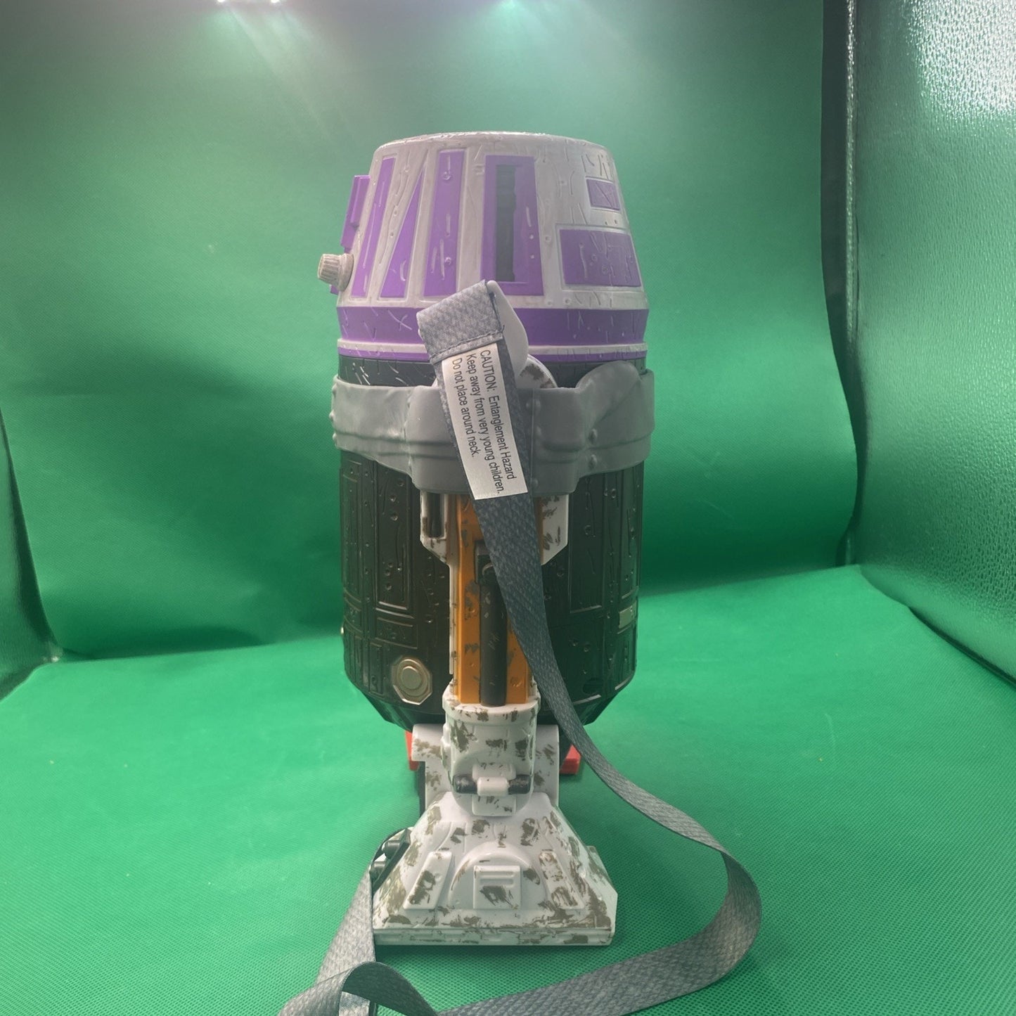 Disney Parks Droid Popcorn Bucket with lanyard Star Wars Disneyland Retired