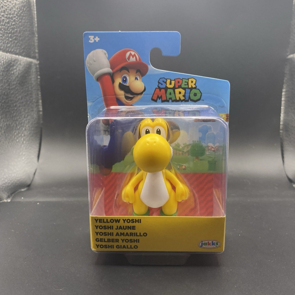 Jakks Pacific Super Mario Yellow Yoshi Figure Nintendo Brand New Sealed