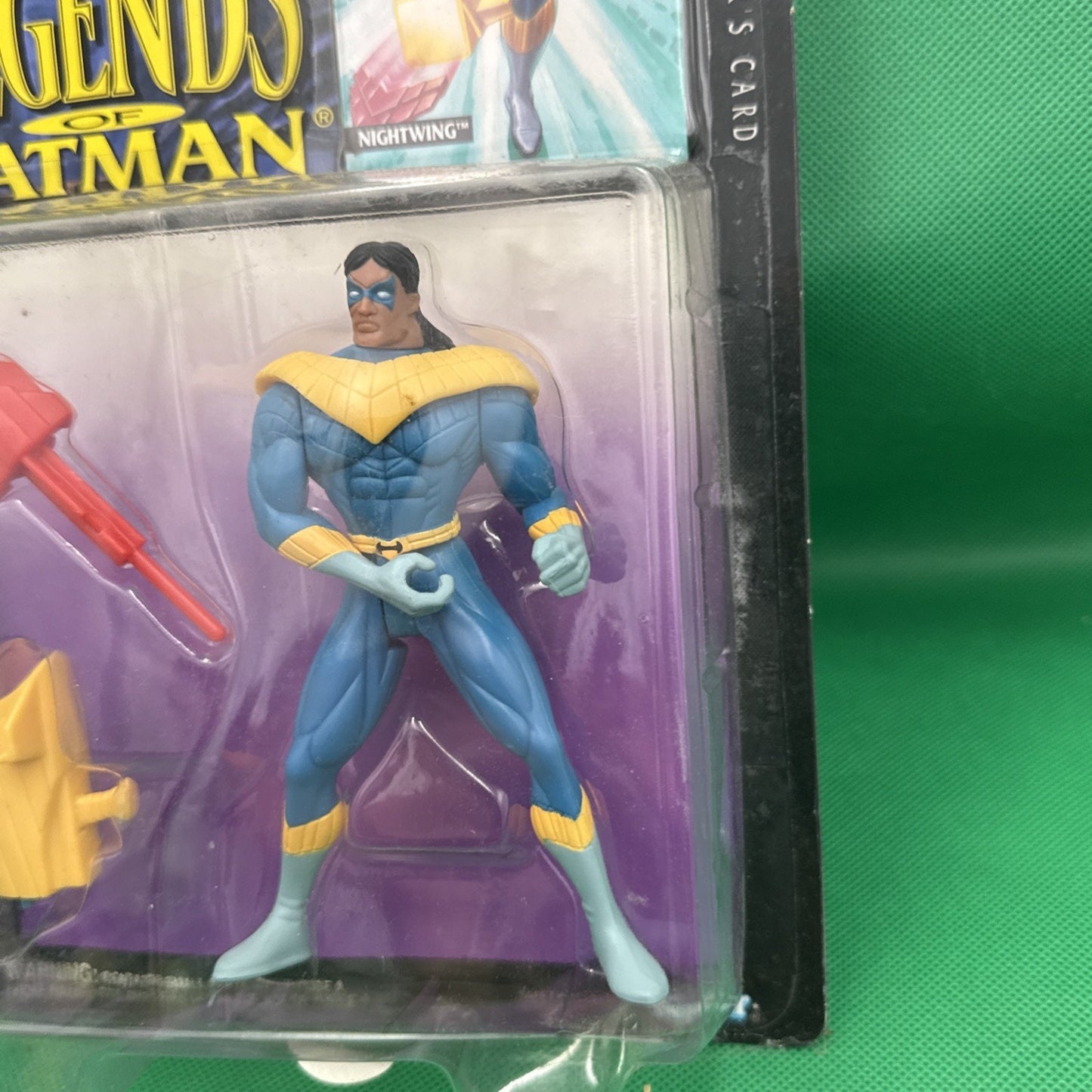 Vintage 1994 Kenner Legends of Batman Nightwing unopened W/ Super Strike Rocket