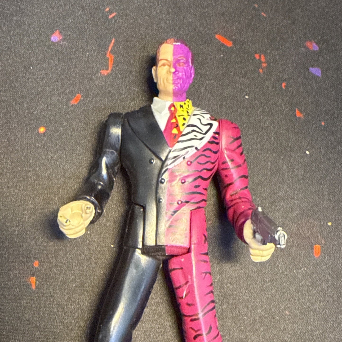 Kenner Batman Forever Two-Face Action Figure Toy Dc Comics 1995 Two Face Loose
