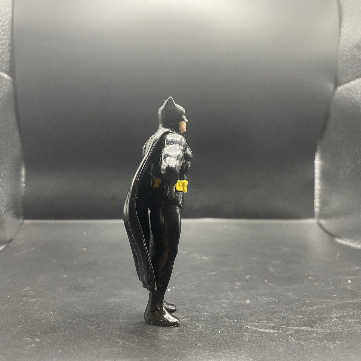 1989 DC Applause Batman Mini Figure Vintage PVC Black Costume w/ Cape Loose