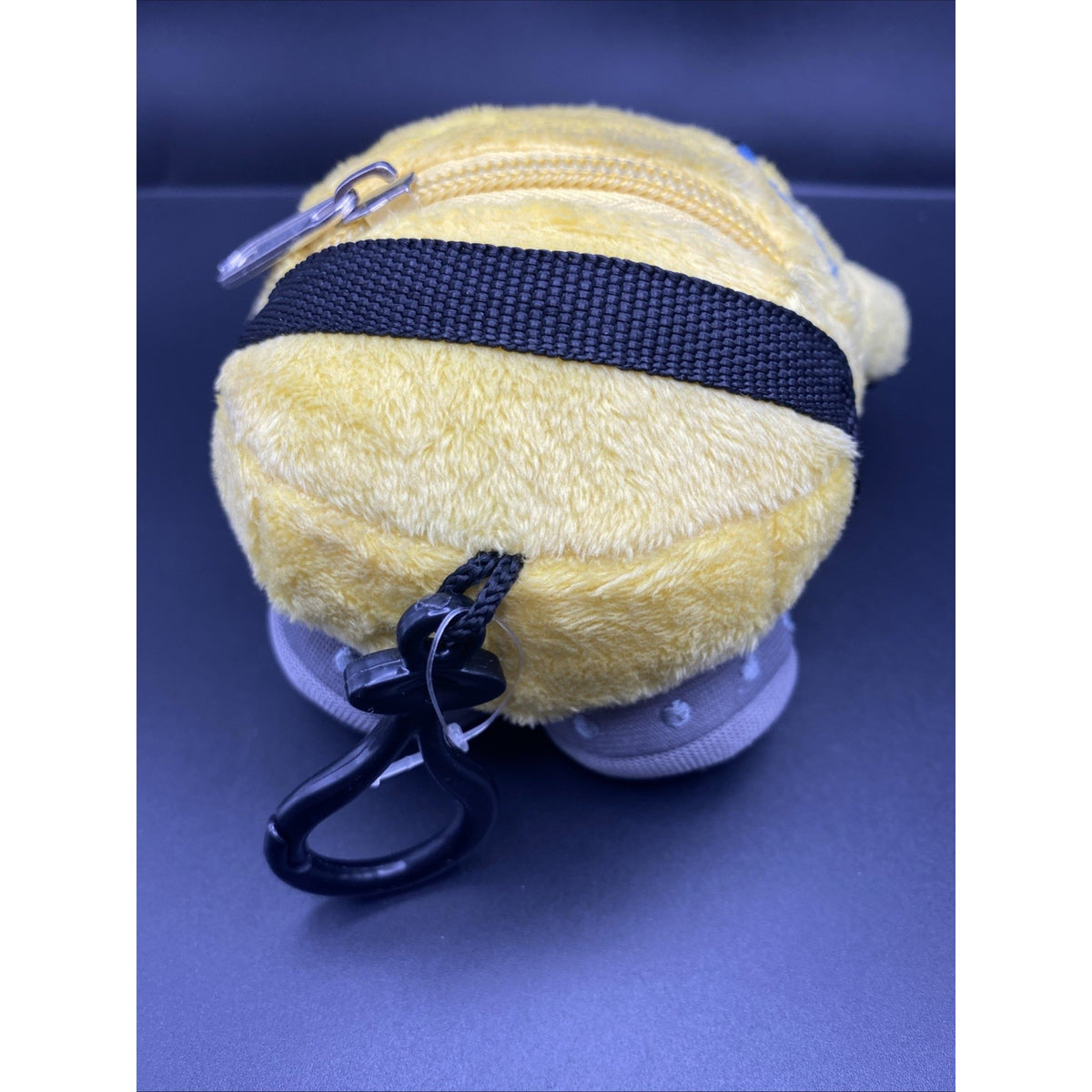 Minion Despicable Me Plush Stuffed Animal Keychain - Yellow Blue Gray Black