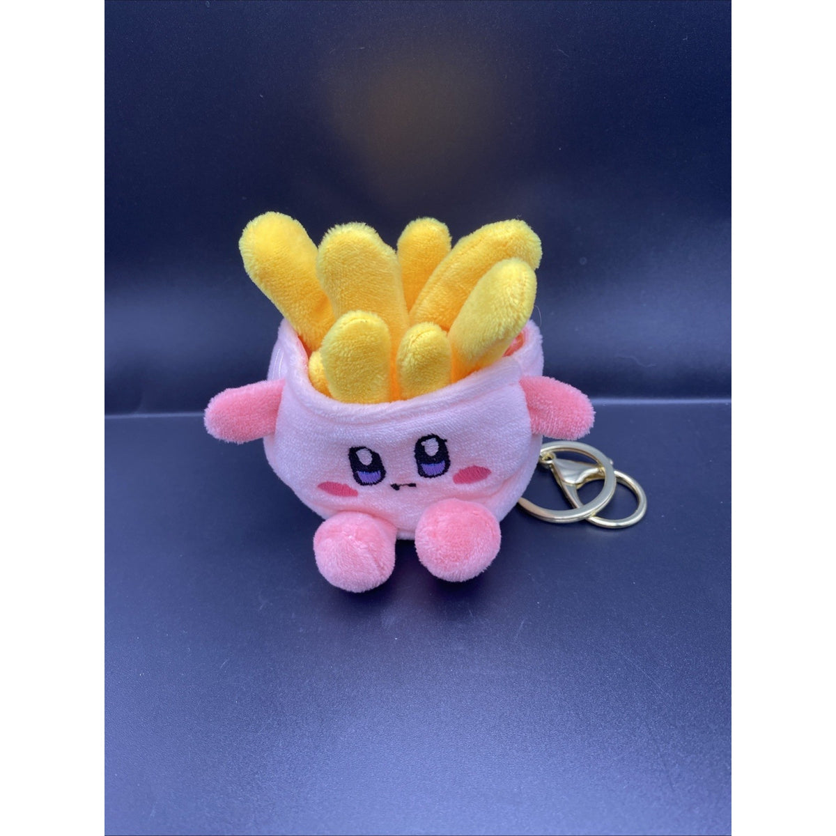 Kirby French Fries Plushie Keychain