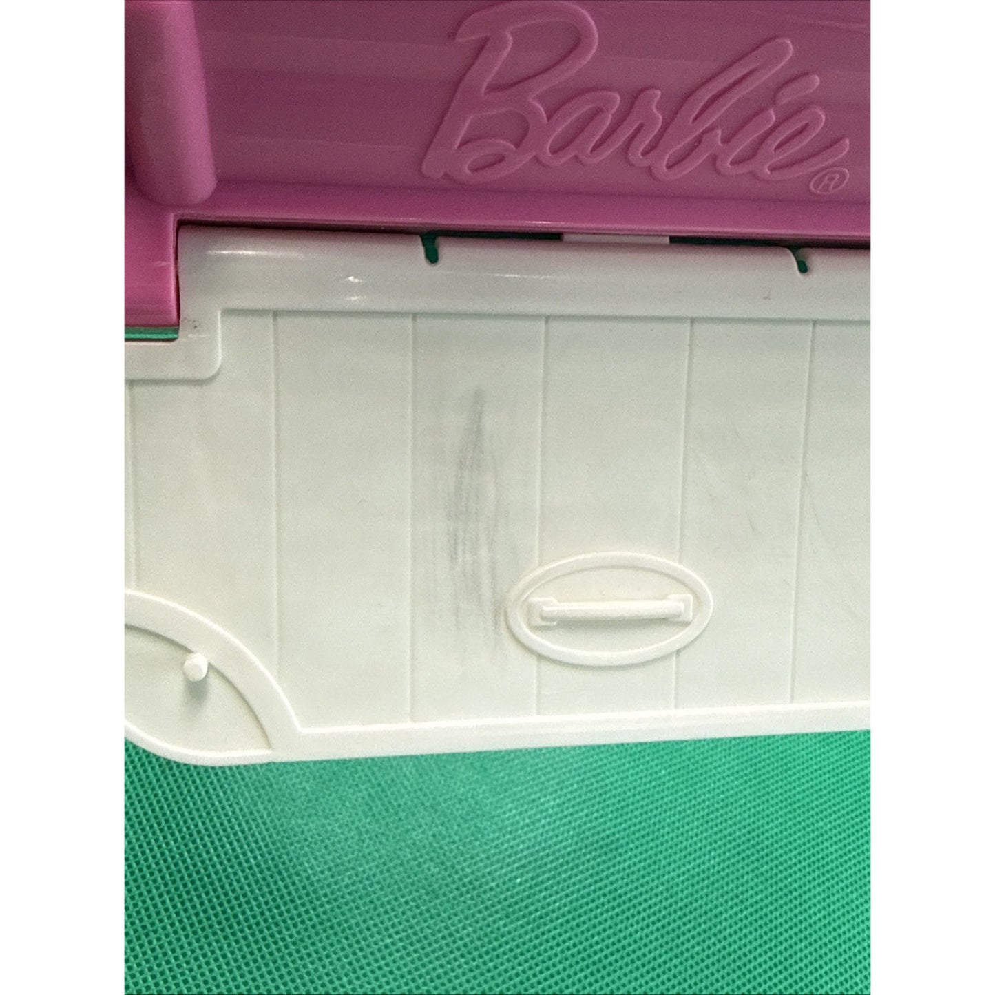 Barbie Pink Speedboat Toy Vehicle with Teal Hull and Swim Platform