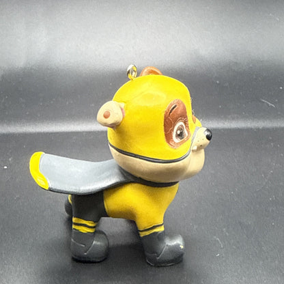 Rubble Paw Patrol Christmas Ornament 2.5" x 2.5" Unbreakable