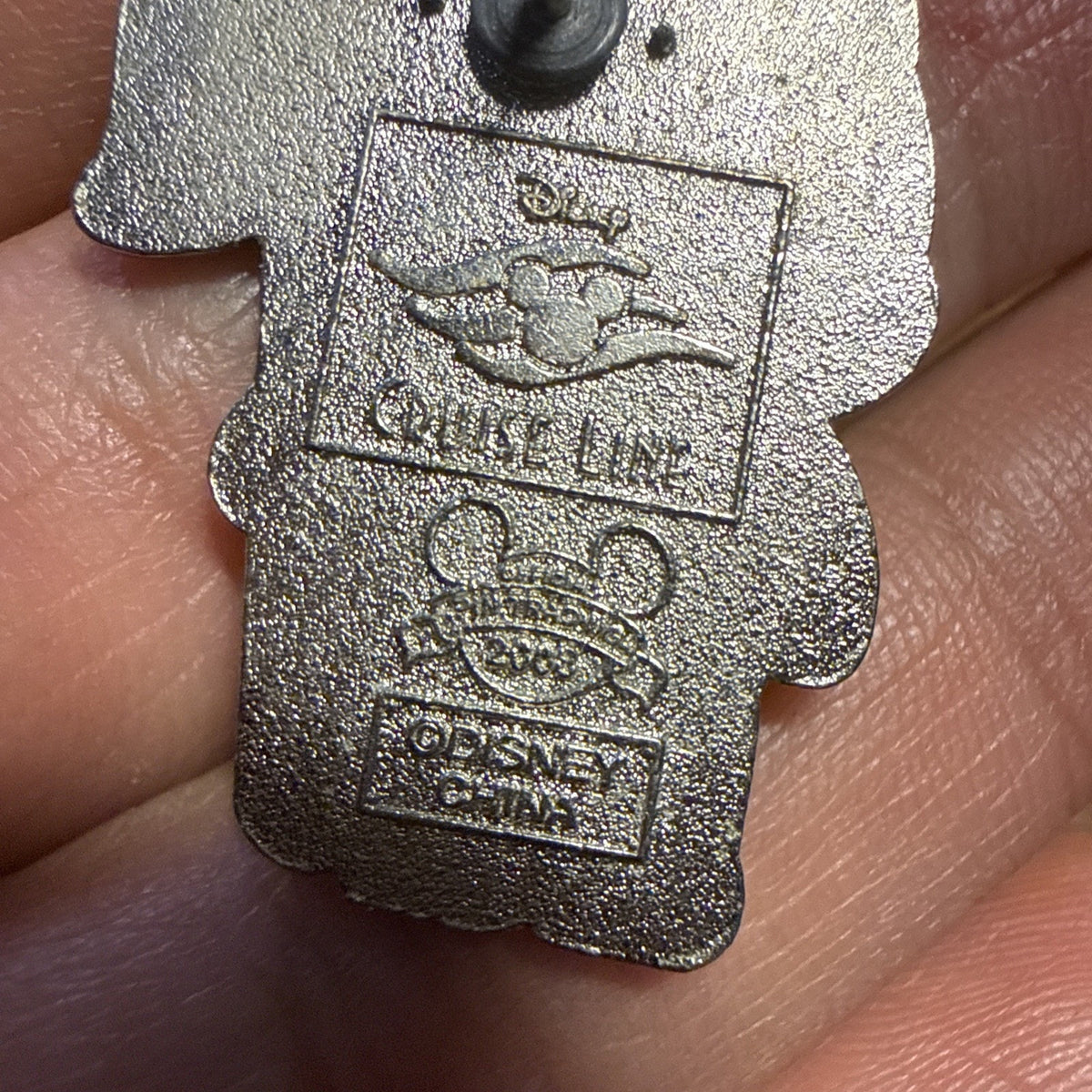 2008 Disney Pin Trading Disney Cruise Lines Chip Dale Janitor Pin