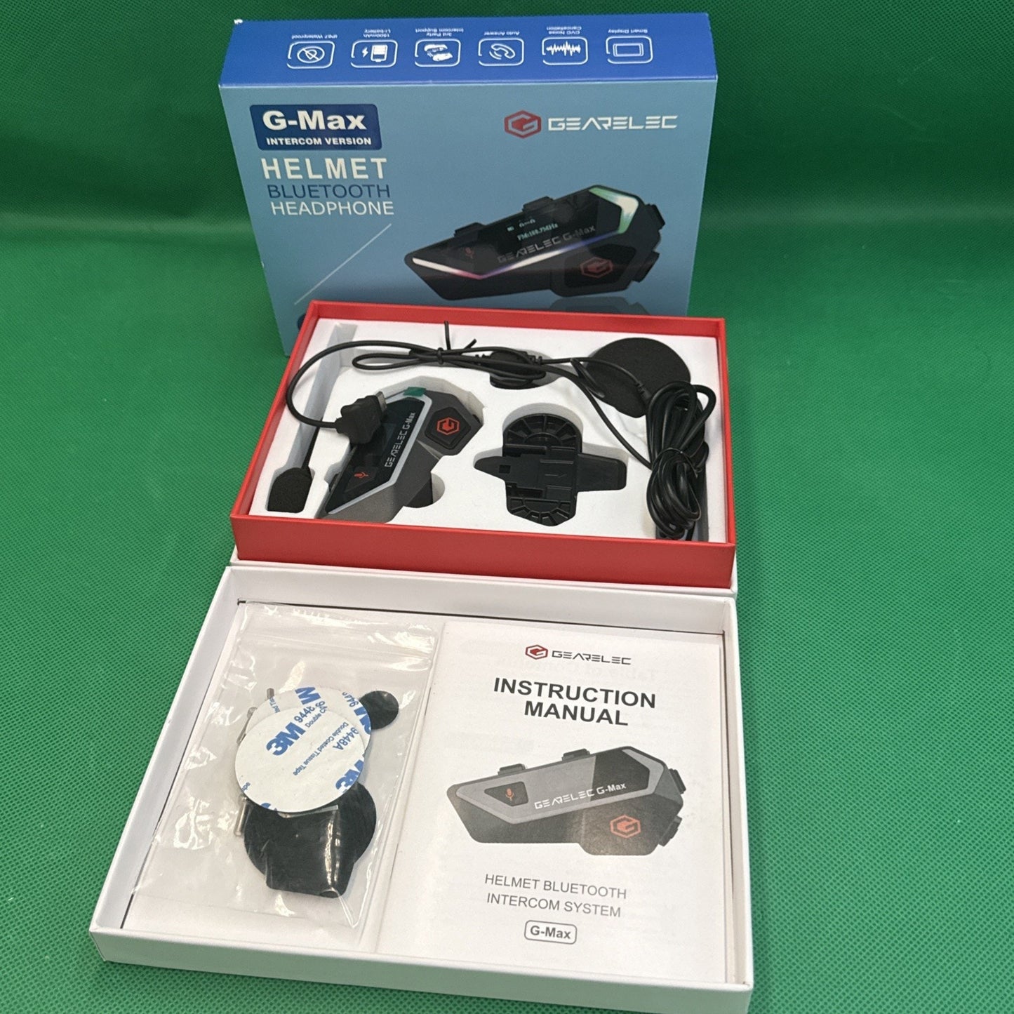 GEARELEC Gmax Motorcycle Bluetooth Headset