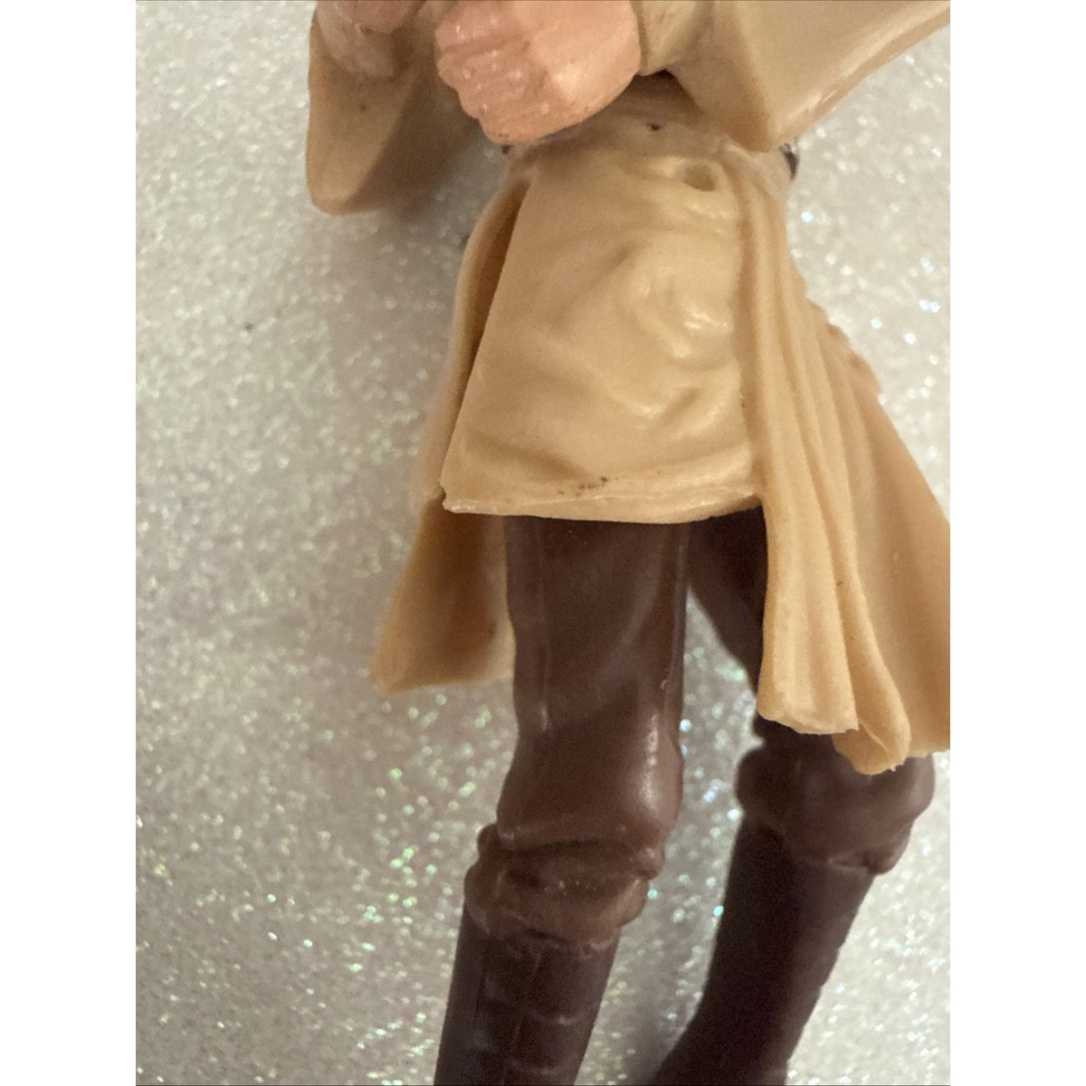 Star Wars Qui Gon Jinn 1998 Vintage Jedi Hero Hasbro Toy Liam Neeson 4" #33