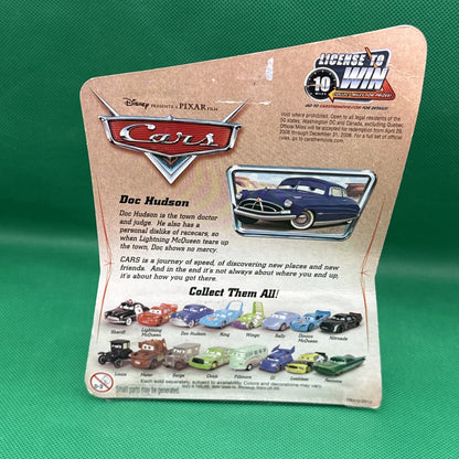 2005 Disney Presents Pixar Film Cars Doc Hudson Desert Card 16 NIP Mattel H6410