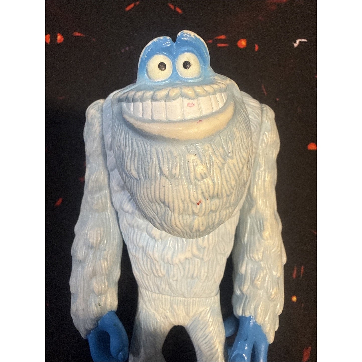 DISNEY PIXAR MONSTERS INC YETI 4.5" FIGURE ABOMINABLE SNOWMAN MCDONALDS TOY