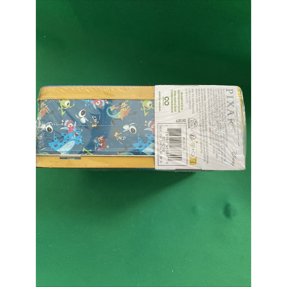 Discontinued Pixar Puzzle Lunchbox -- WALL-E, Monsters Inc., Up, 48pcs. *Sealed*