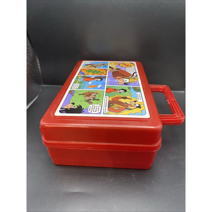 Vintage Goofy Disney Cook’d Comic Up Whirley Drink Works Pencil Box Lunch Box