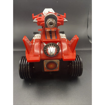 Bandai 1998 Power Rangers In Space Deluxe red Galactic Rover Vehicle, Complete