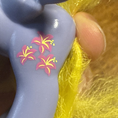 MLP G4 FiM 2010 My Little Pony Lily Blossom 3" Brushable Original Yellow Hair
