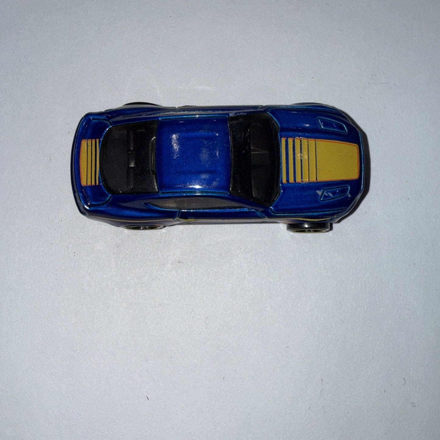 Hot Wheels Ford Mustang GT Diecast Blue & Yellow Car (2015)