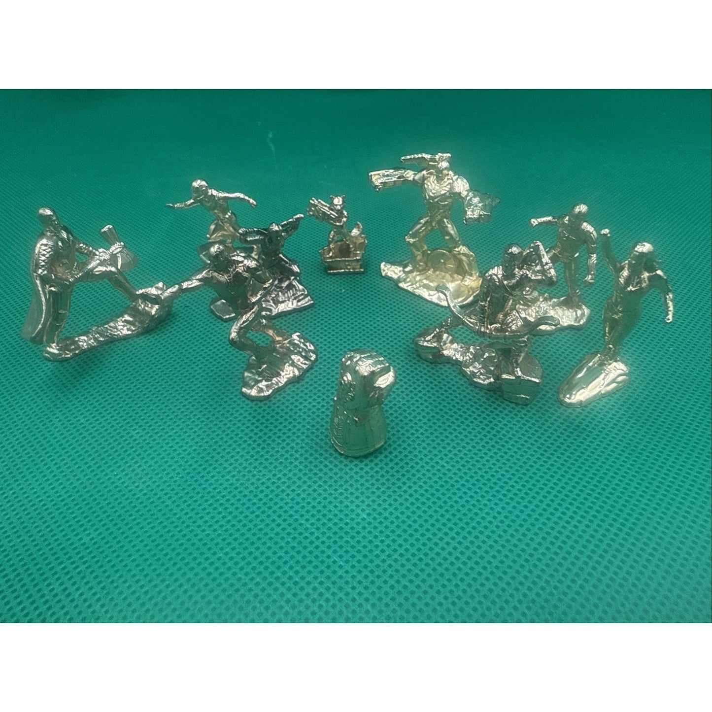 Monopoly Avengers Marvel Game Set of 10 Gold Character Token Pieces
