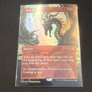 Last Chance (Borderless) LP Foil 435 Dominaria Remastered MTG