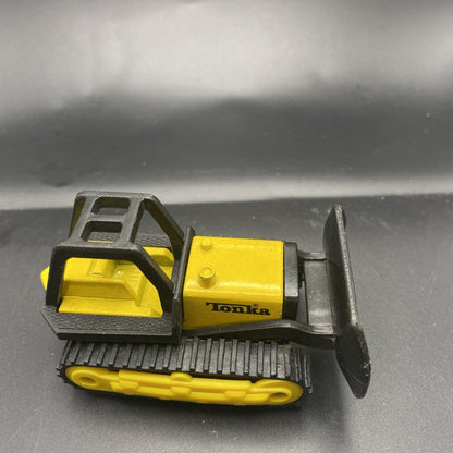 Tonka Mini Dozer 1:64 Tracked Construction Toy, Yellow/Black