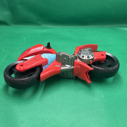 Marvel Super Hero Spiderman Red Swinging Speeder Motorcycle