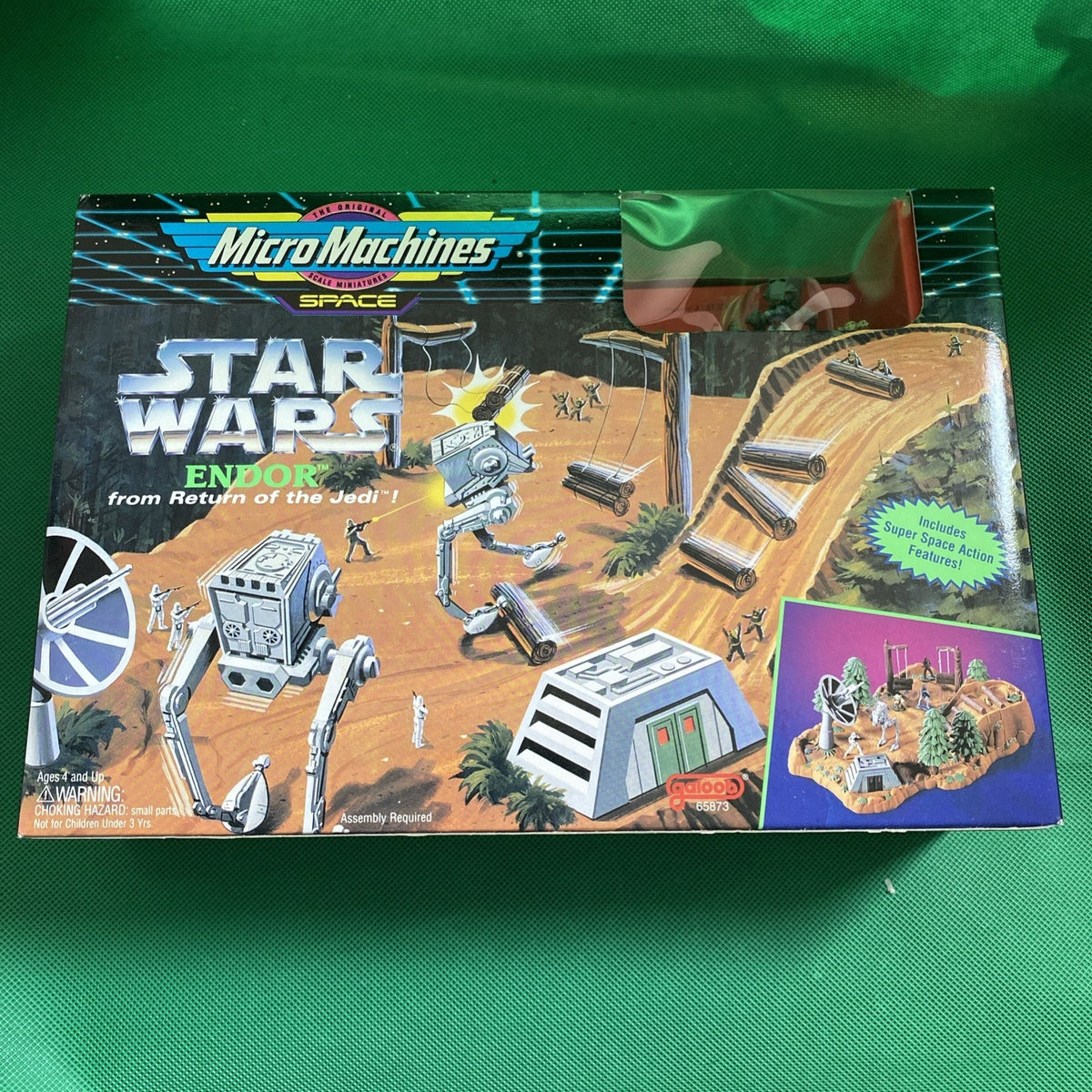 Star Wars Micro Machines Space Endor ROTJ 1994 New Mint In Sealed Box Nib