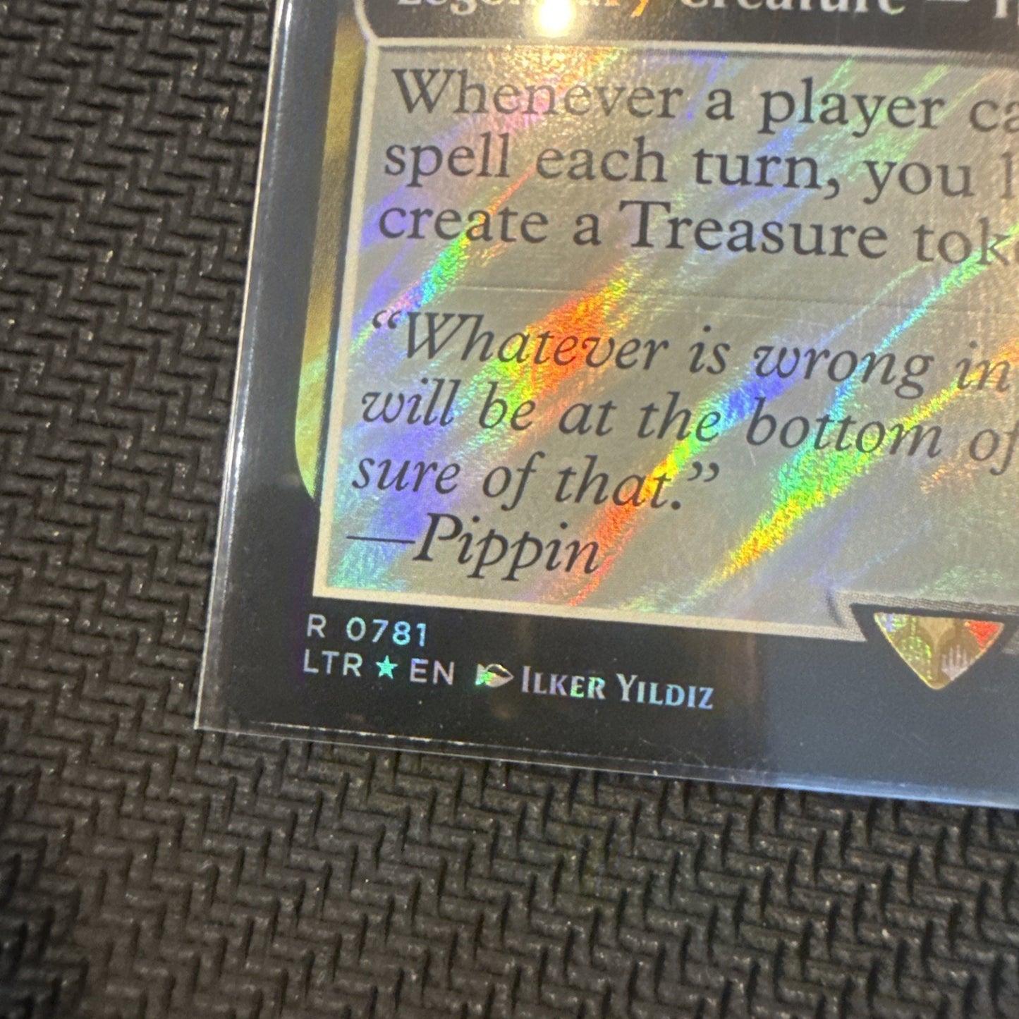 Wizards of the Coast Lotho, Corrupt Shirriff Extended Art Foil Rare LOTR 0781