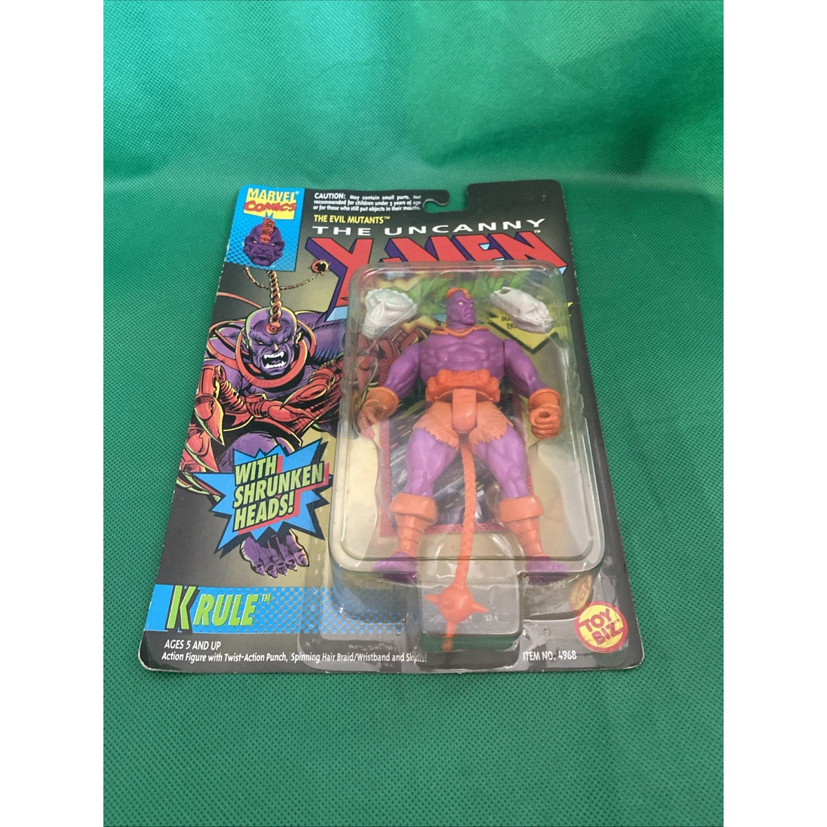 Krule 1993 Marvel Comics X-Men Krule X-Force Action Figure by Toy Biz MOC