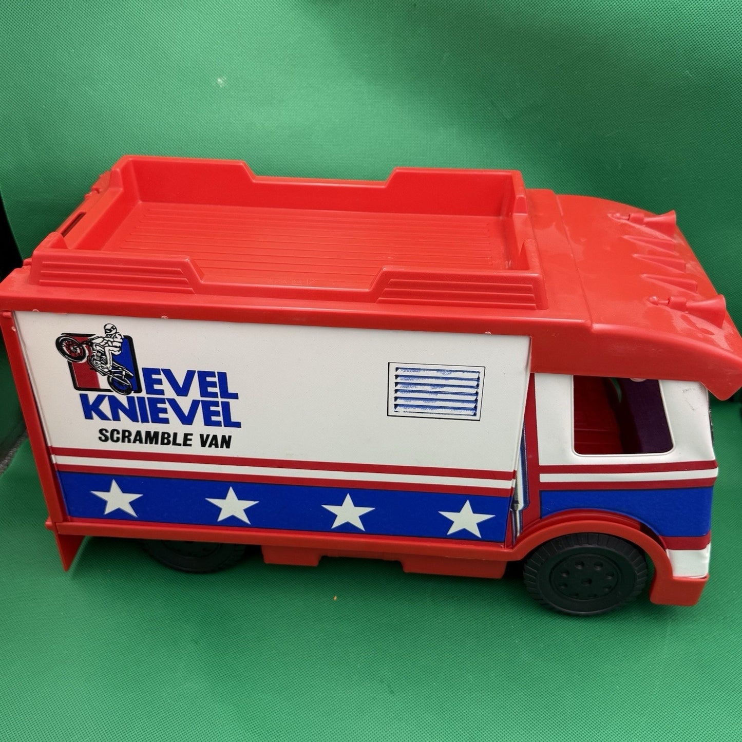 Original Evil Kenevil Scramble Van Ideal Toy Corp. 1973 With Open Box