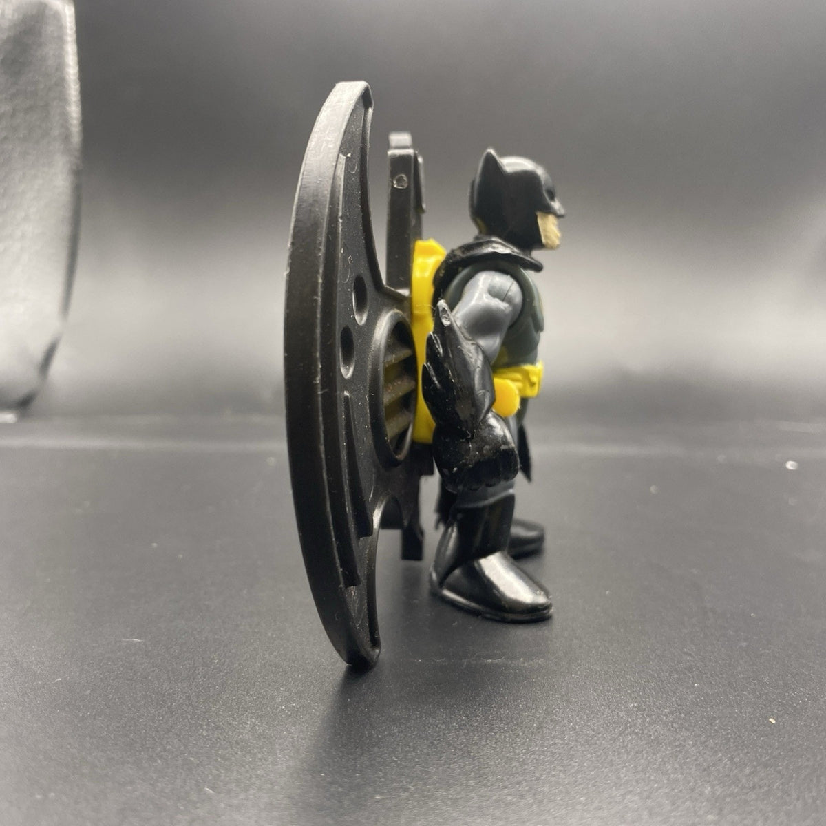 Imaginext Figure - black BATMAN with bat flying wings ONLY