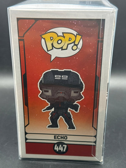 ECHO THE BAD BATCH STAR WARS FUNKO POP! VINYL FIGURE #447 NEW IN BOX - toyscardscomics