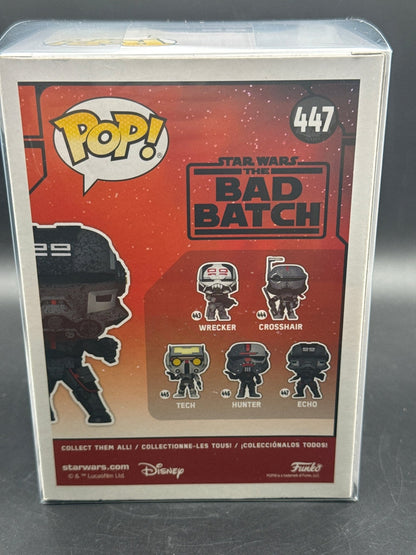 ECHO THE BAD BATCH STAR WARS FUNKO POP! VINYL FIGURE #447 NEW IN BOX - toyscardscomics