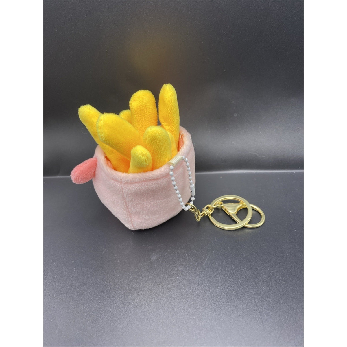 Kirby French Fries Plushie Keychain
