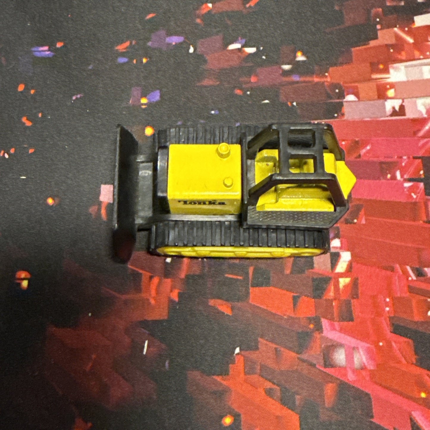 Vintage 1994 Tonka 1:64 Scale Diecast Metal Bulldozer 3.5"