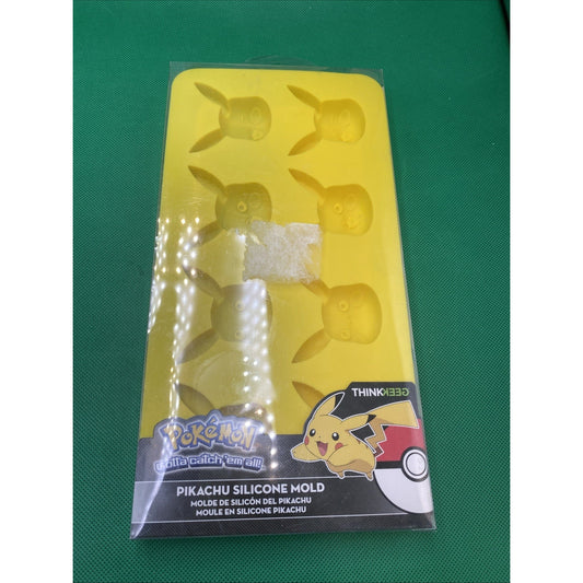 Pokémon Pikachu Silicone Mold Tray 8 Molds 4 Unique Expressions