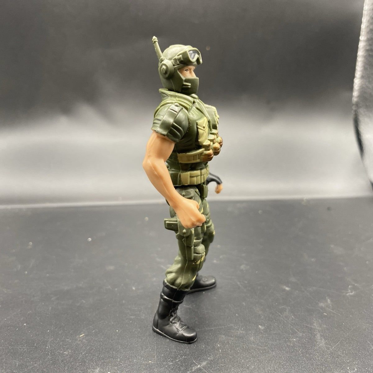 Chap Mei Soldier Force Military Soldier 4" Action Figure Camo Grenades Loose