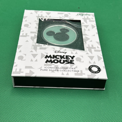 Agoro Mickey Mouse Iconic Silhouettes 2026 1/2 oz .999 Silver Uncertified Coin