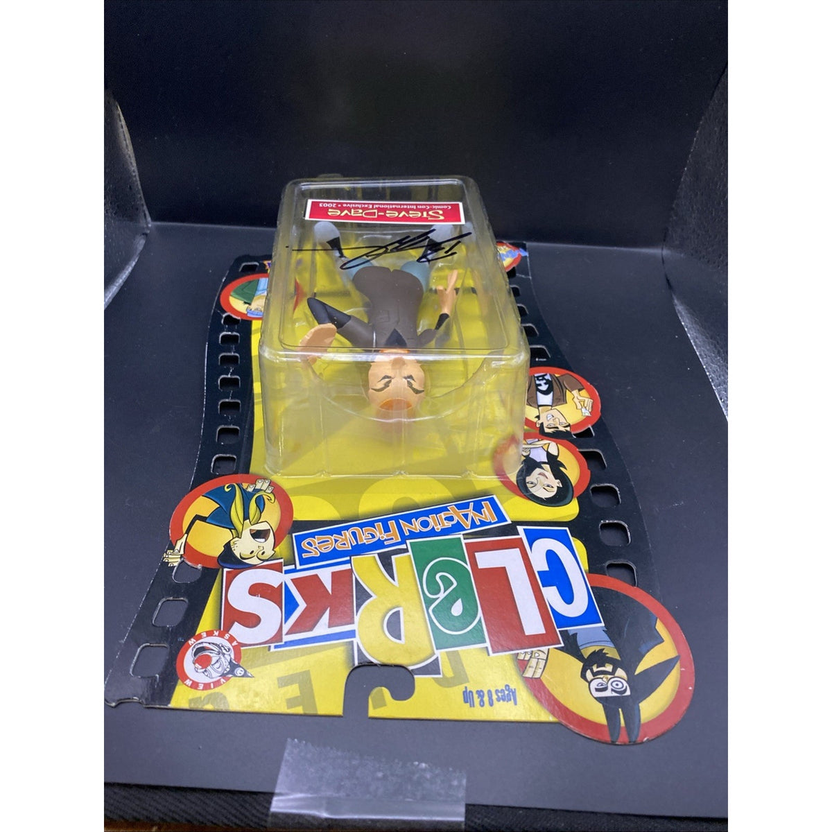 CLERKS INACTION FIGURES STEVE-DAVE AUTOGRAPHED COMIC-CON EXCLUSIVE 2003