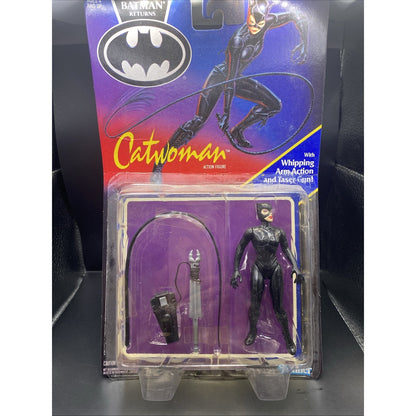 Batman Returns Catwoman Action Figure New On Card 1991 #63870 Michelle Pfeiffer