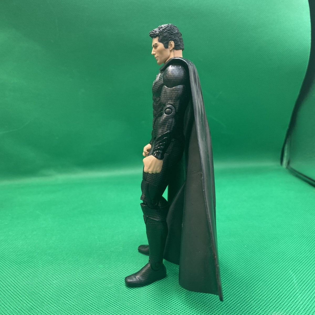 Man of Steel Movie Masters SUPERMAN 6" Black Suit Figure 1/12 JUSTICE LEAGUE