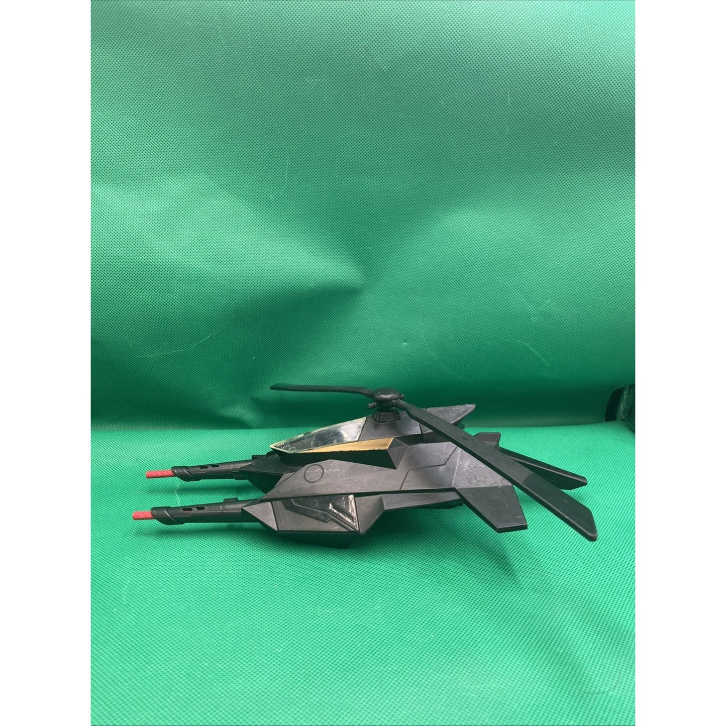 Mattel Batman Dark Knight Attack Copter Aircraft Black Helicopter Super Hero