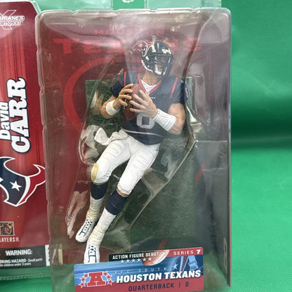 McFarlane NFL David Carr #8 Houston Texans QB Series 7 Action Figure Debut NIB
