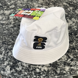 FIFA World Cup 2026™ White Bucket Hat One Size NWT Official